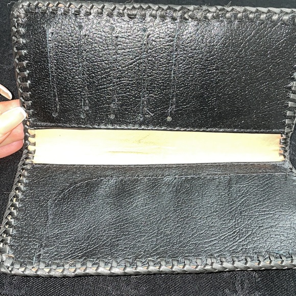 Two piece Leather snake skin wallet -unisex - Picture 8 of 12